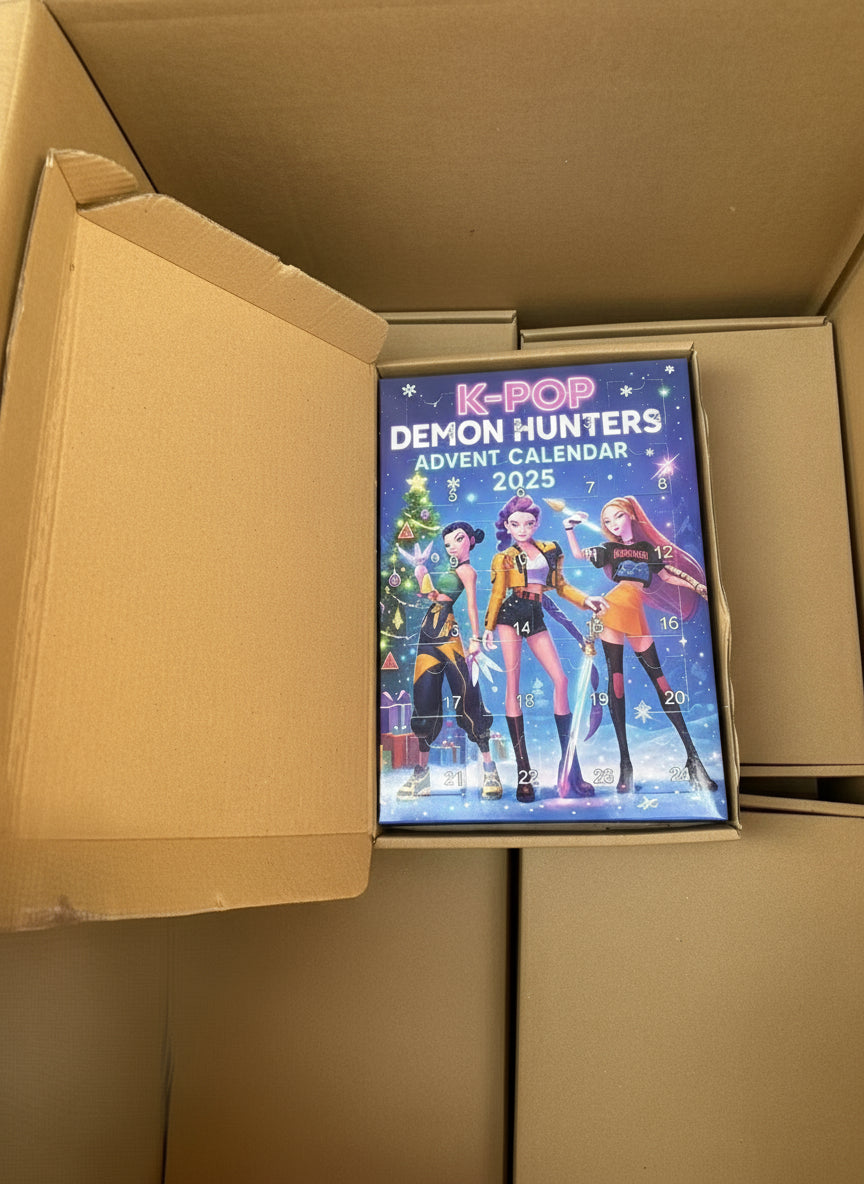 Calendario dell'avvento k-Pop Demon Hunters