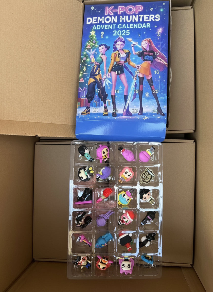 Calendario dell'avvento k-Pop Demon Hunters
