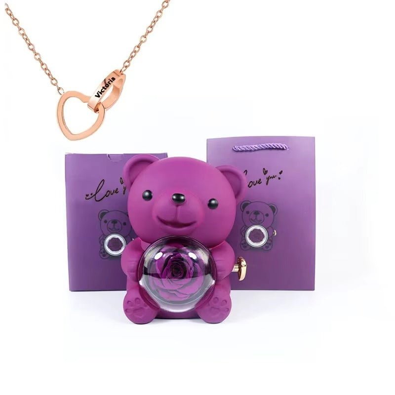 Orso Eterno & Collana Personalizzata - Nemeri