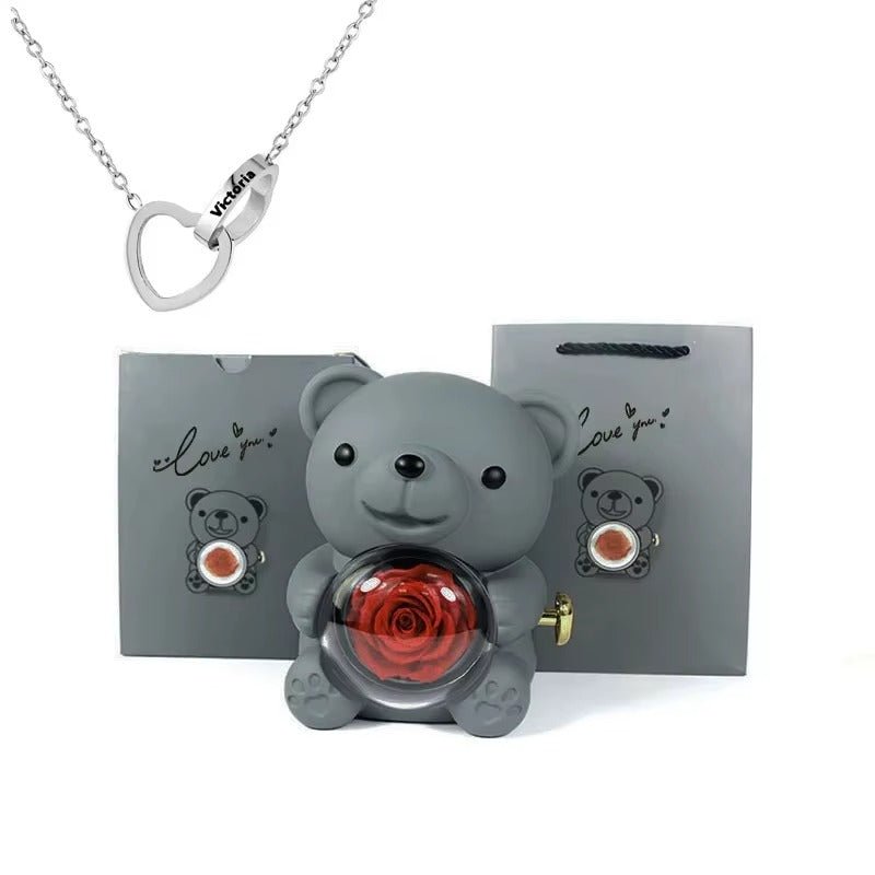 Orso Eterno & Collana Personalizzata - Nemeri